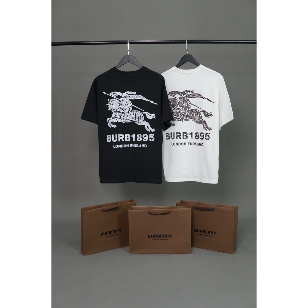 Áo phông Tee BBR Burberry 1895 nam nữ chất Cotton 100%