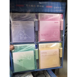 GIẤY NOTE GHI CHÚ + VIẾT  (7,5 x 7,5 cm)