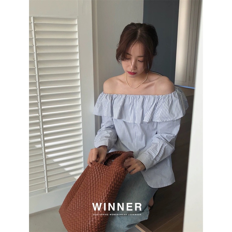 Áo Trễ vai dài tay bo