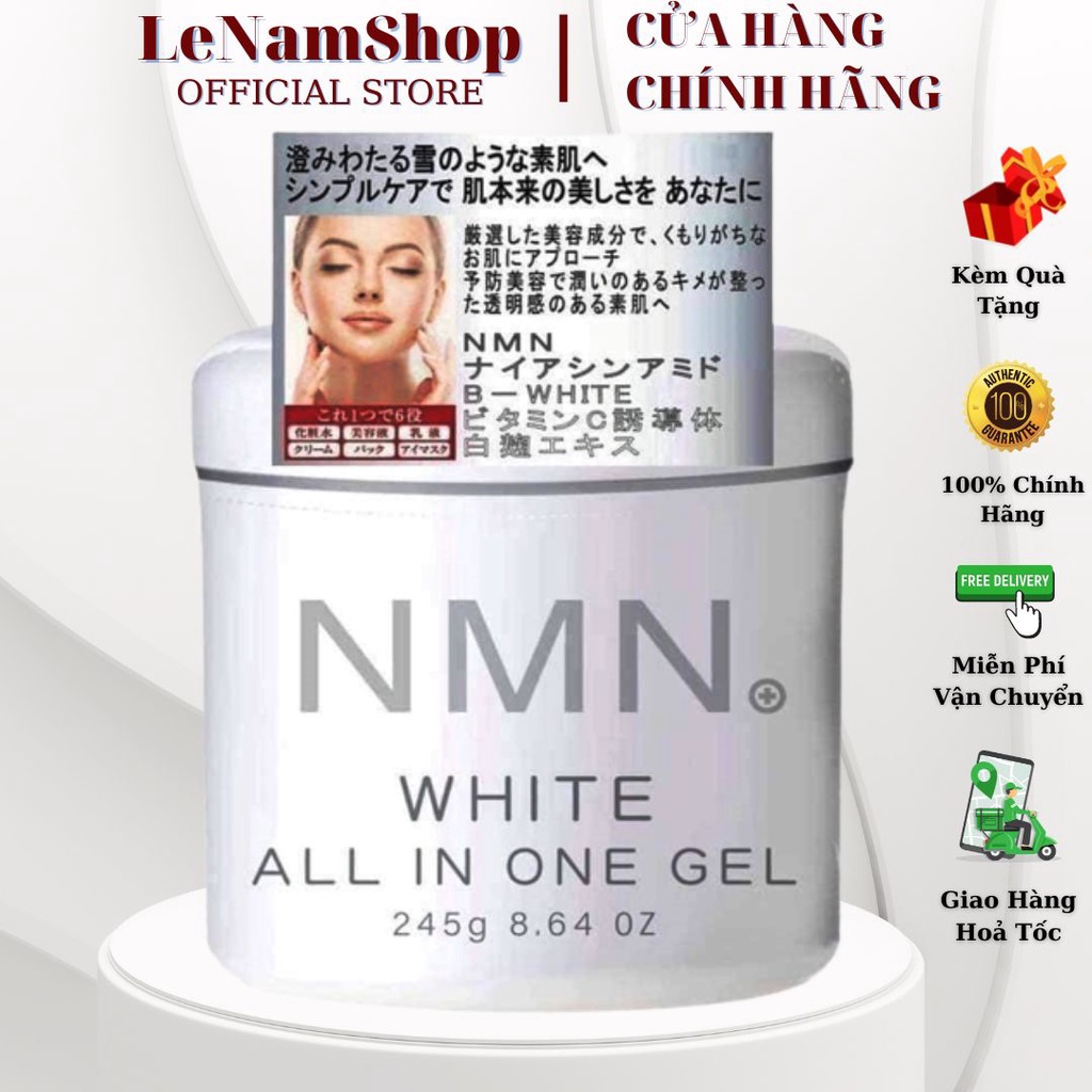 Kem Dưỡng Trắng Da NMN White All In One Gel