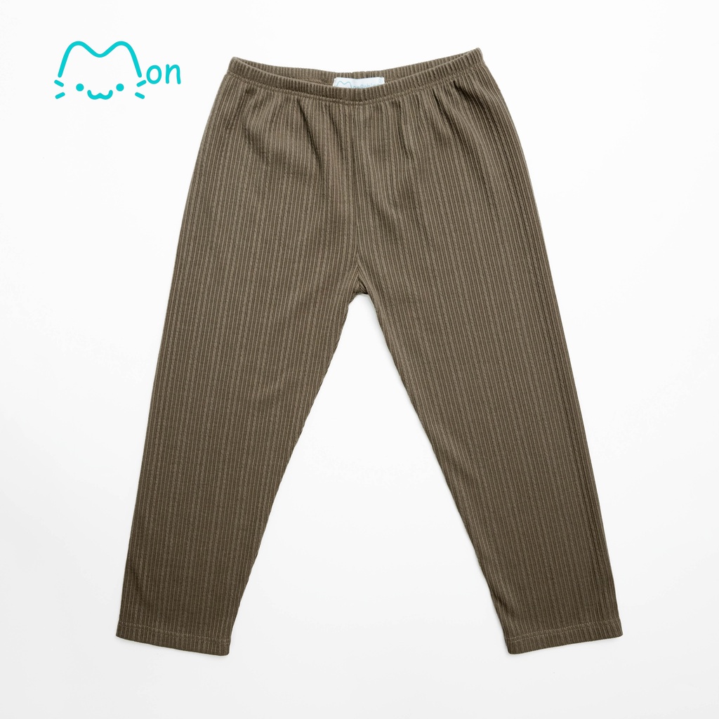 Quần Legging cho bé, quần dài cho bé mặc nhà, đi chơi, chất len tăm thoải mái cho bé 2-6 tuổi Monbabies QLG22W012