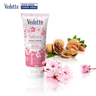 Tẩy tế bào da chết hoa Anh Đào Vedette 50ml