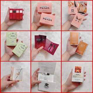 Mẫu thử vial nước hoa nữ các hãng