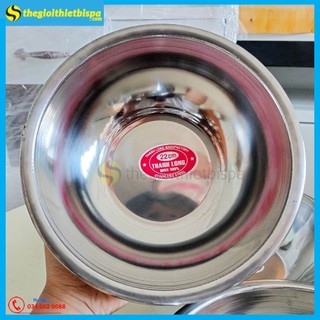 Thau Inox Rửa Mặt Trong Spa ( 22cm )