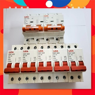 Aptomat lioa 2 cực - cầu dao tự động dòng cắt 4.5ka - aptomat mcb lioa 20a 32a 40a 50a 63a 75a 100a