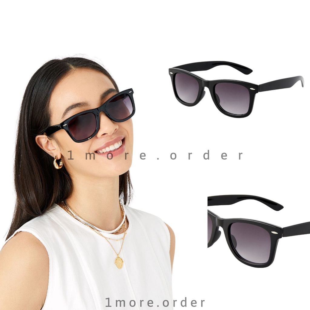 Kính Mango nữ thời trang màu đen chính hãng chống UV