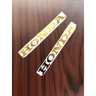 Logo Kẽm Honda Vàng