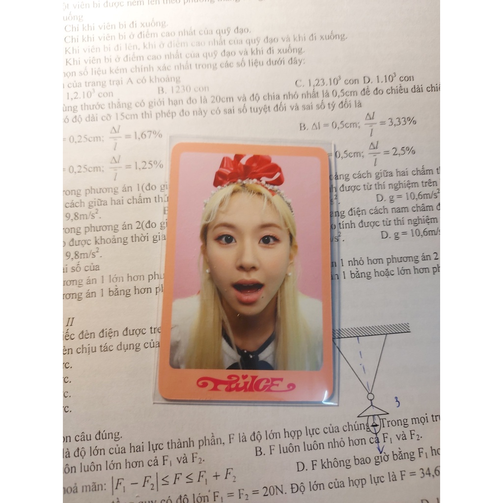 Card bo góc Chaeyoung Twice