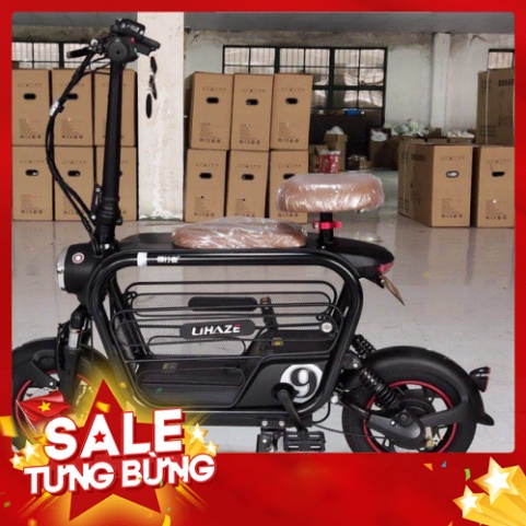 Xe điện gấp Lihaze - hàng loại 1 - bảo hành 18 tháng ( loại 10a)