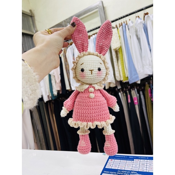 Thỏ mimi bằng len handmade