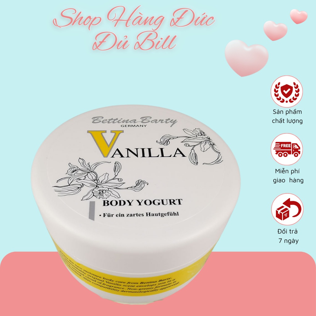 Sữa Dưỡng Thể Vanilla Body Yogurt Dạng Kem Lỏng 300ml - Nội Địa Đức