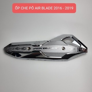 Ốp pô mạ crom xe air blade 2016 - 2019