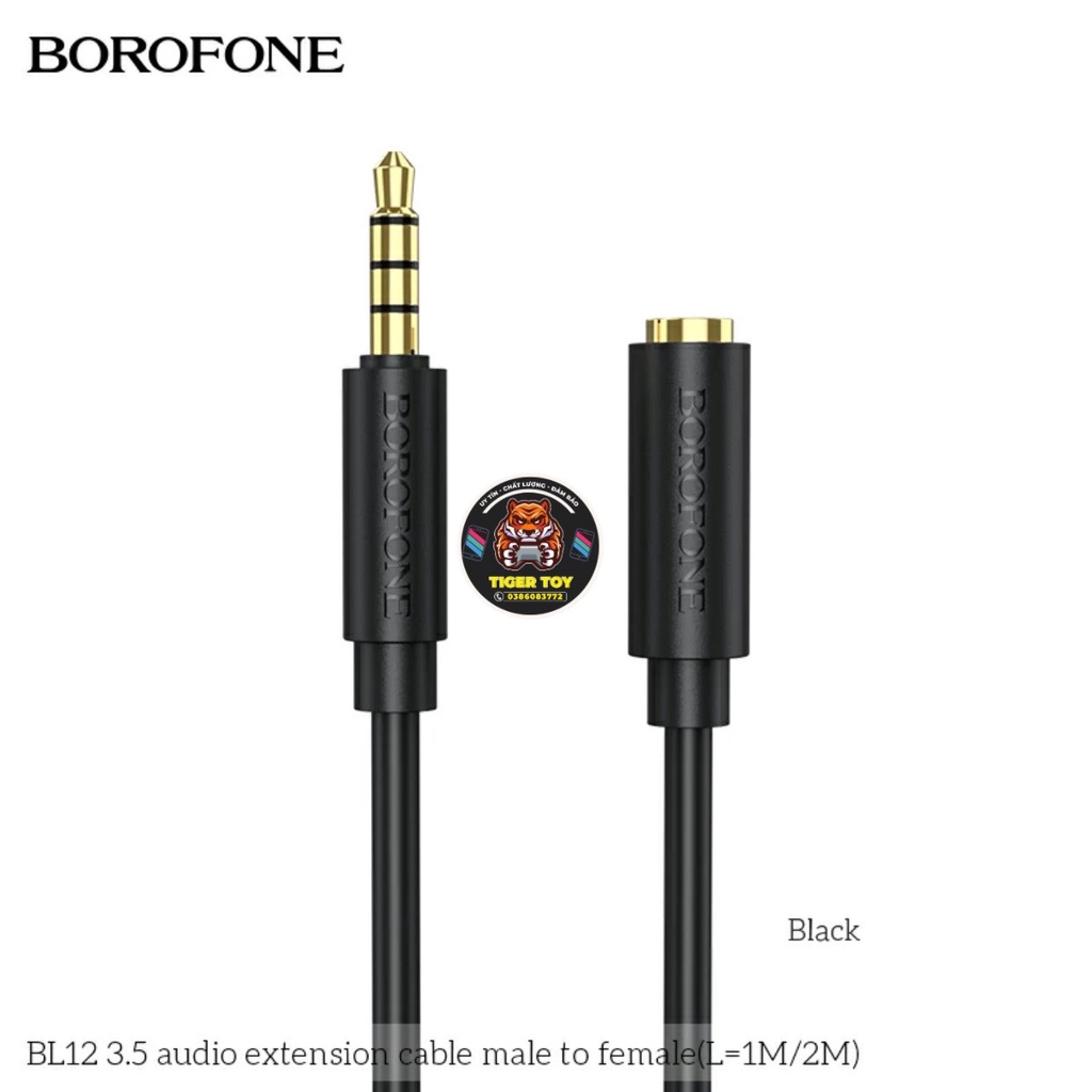 Dây cáp nối dài cho tai nghe loại xịn chân cắm 3.5mm dài 1m