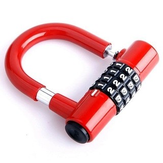 Ổ khoá số chữ u hd loại cao cấp - ổ khoá mật mã 4 số an toàn chống trộm, bảo mật cao