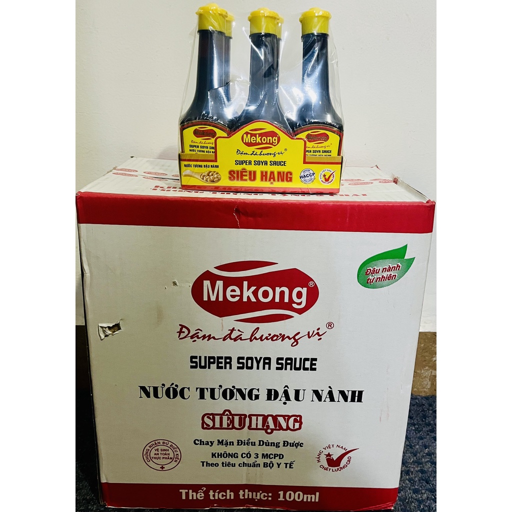 Lốc Nước tương Mekong siêu hạng nhí chai