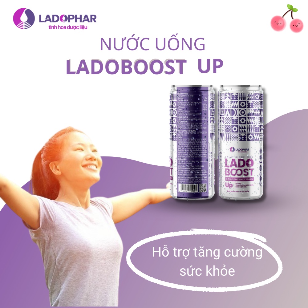 Nước uống tăng cường sức khỏe Lado Boost UP Ladopharma (C/240ml)