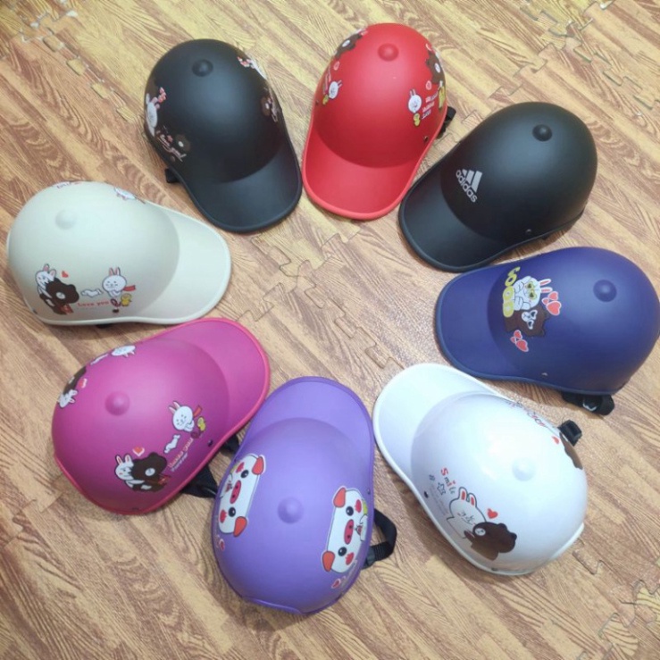 Mũ bảo hiểm lưỡi trai nữ