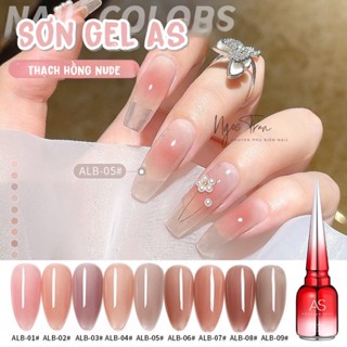  Sơn Gel AS RED | Mã ALB | Màu Thạch Nude 