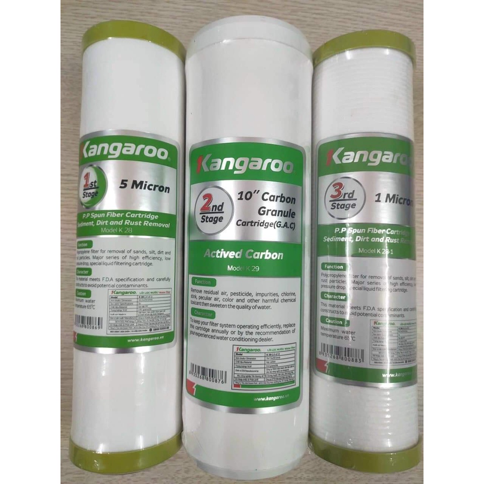 Lõi lọc nước kangaroo 123 chính hãng