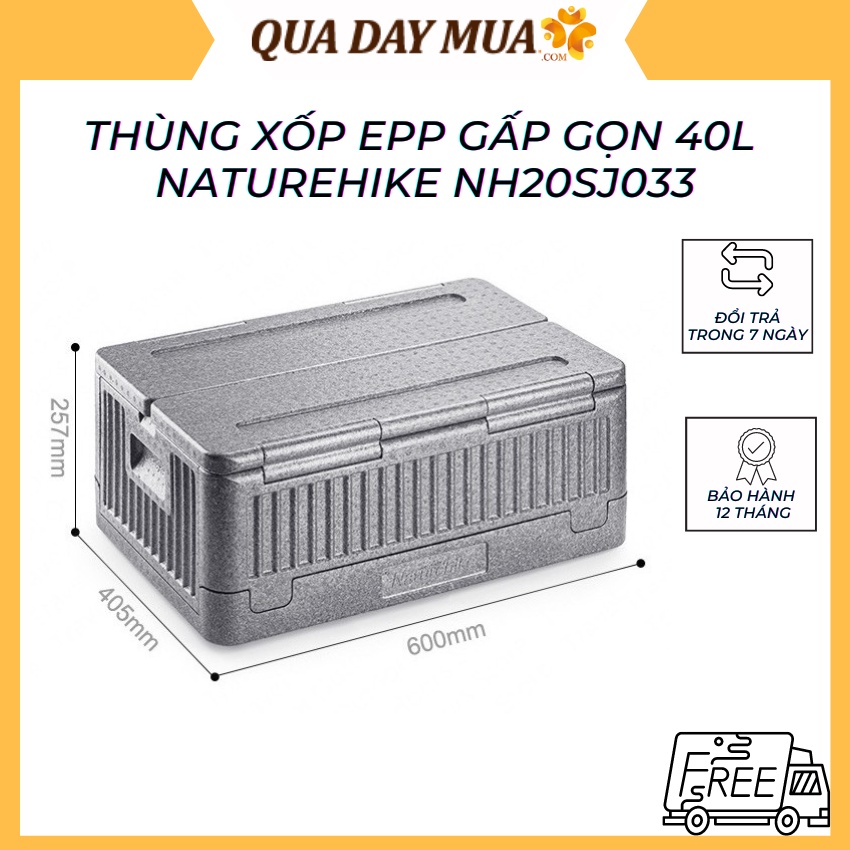 Thùng xốp EPP gấp gọn 40L đựng đồ Naturehike NH20SJ033