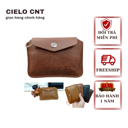 Ví móc khoá MK 05 CNT đựng thẻ đựng tiền da cao cấp