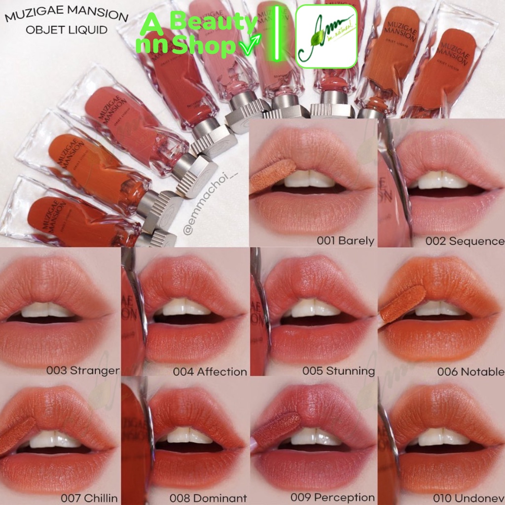 Son Kem Lì Muzigae Mansion Objet Liquid 6ml