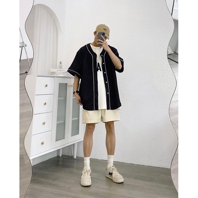 Áo Bóng chày trơn Basic