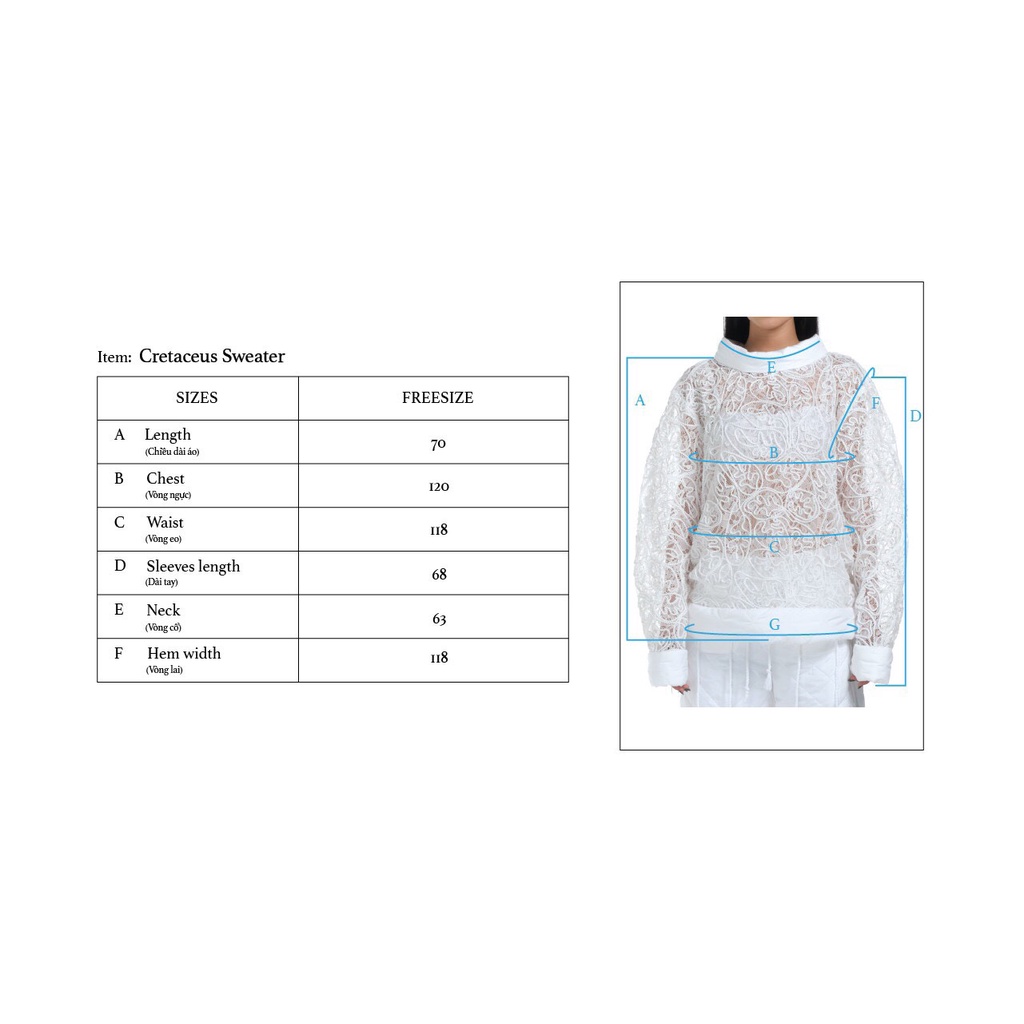 Áo phao ren HeartBurn trắng  không kèm bra