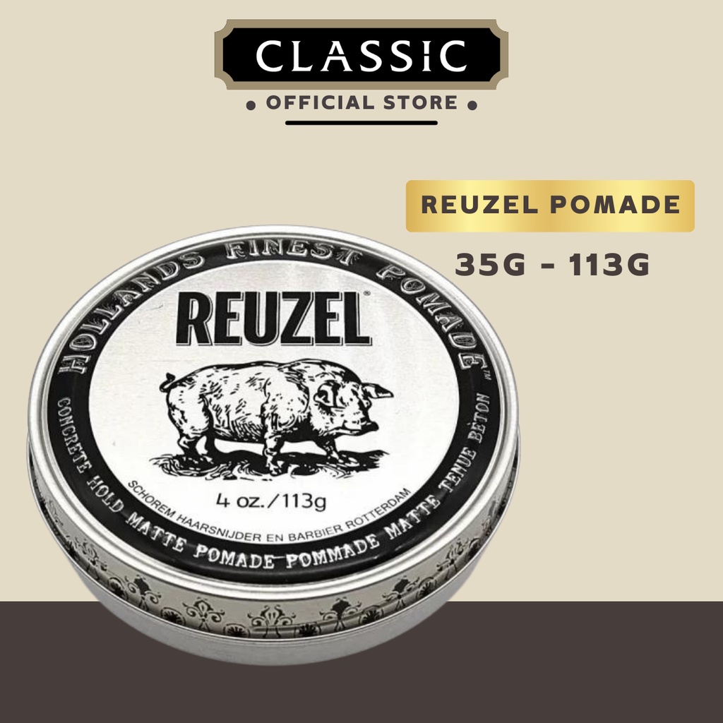 [Mã BMTTC60 giảm đến 60K đơn 50K] Sáp vuốt tóc Reuzel Concrete Hold Matte Pomade