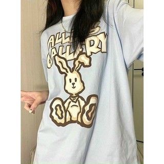 Áo thun ngắn tay in hình gấu xinh phong cách nàng thơ dành cho nữ