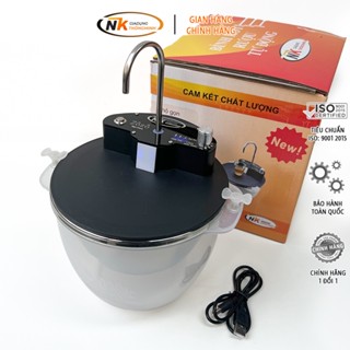 Máy Rót Rượu Tự Động Cảm Ứng  - Rót Rượu Thông Minh NK ZoZo Bản V3 2023 Full Đèn, Pin 15h/ Sạc (Chính Hãng BH 1 Năm)