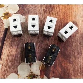 Ổ cắm đơn 2 chấu MPE A6US