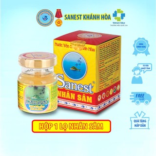 Nước Yến Sào Sanest Nhân Sâm Fucoidan- Lọ 70ml