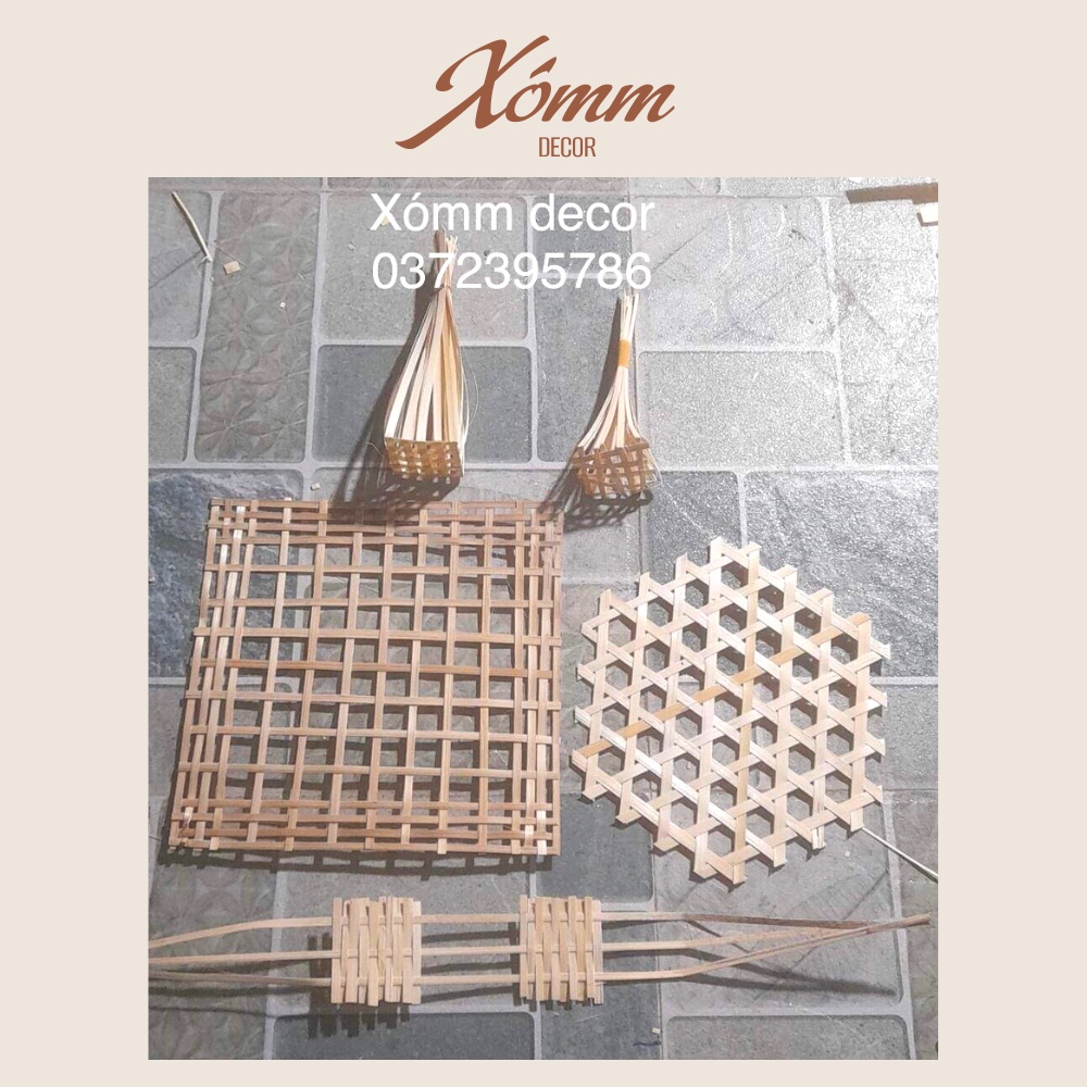 Nan tre, phên tre  đủ mẫu phụ kiện cắm hoa tươi, lan hồ điệp, trang trí decor, tạo hình giỏ hoa