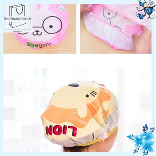 Mũ trùm tóc - Mũ chùm tóc khi tắm chống ướt .