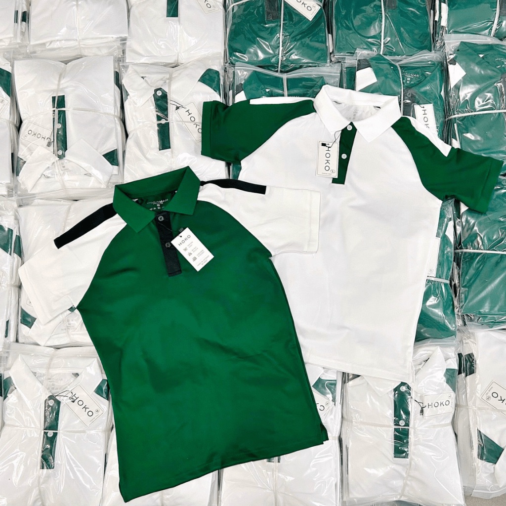 Áo Thun Nam Cao Cấp Cổ Bẻ Trơn Phối Màu Lịch Lãm Phong Cách Hàn Quốc NEW UNISEX