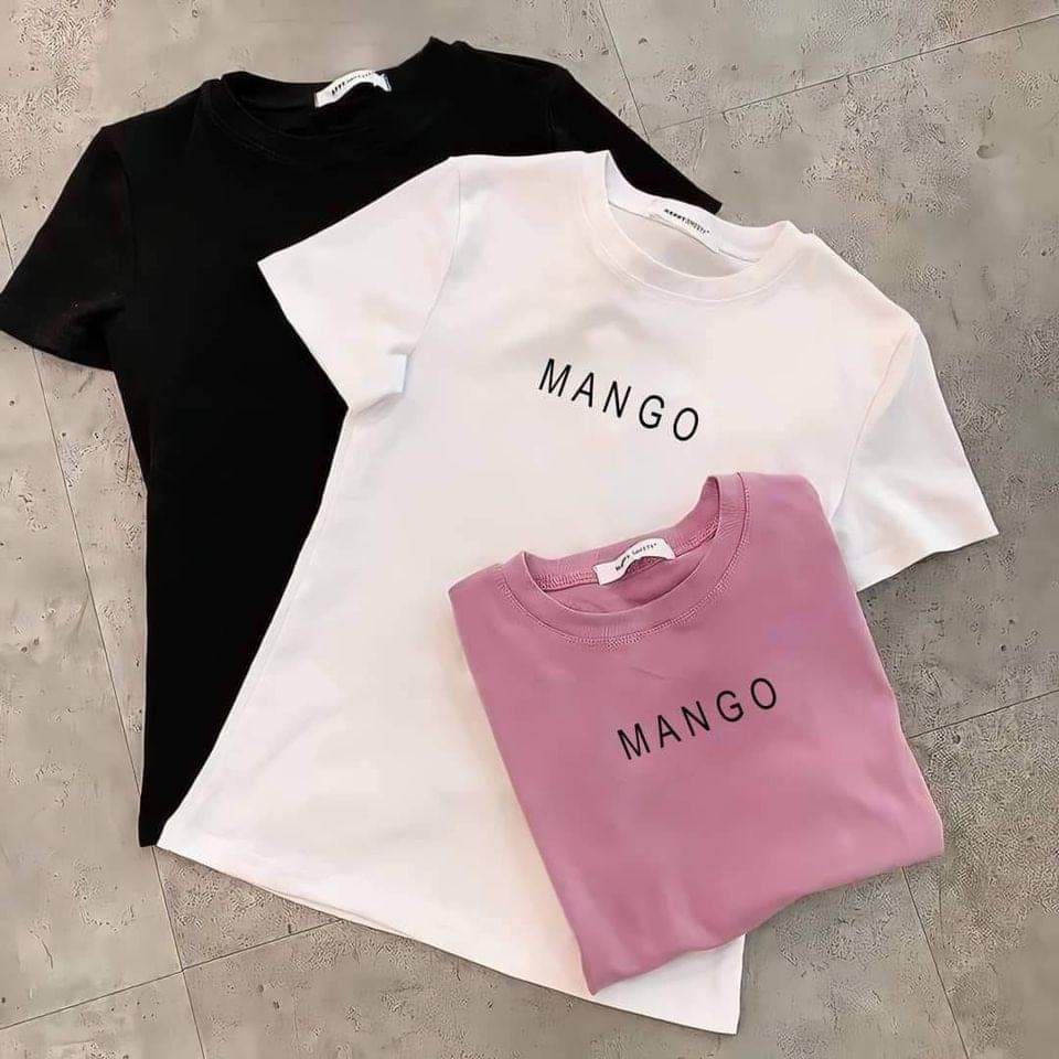 Áo thun mango from đẹp chất vải co dãn thoáng mát, cá tính trẻ trung