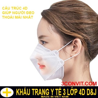 Box 10 chiếc khẩu trang KF94 4D D&J