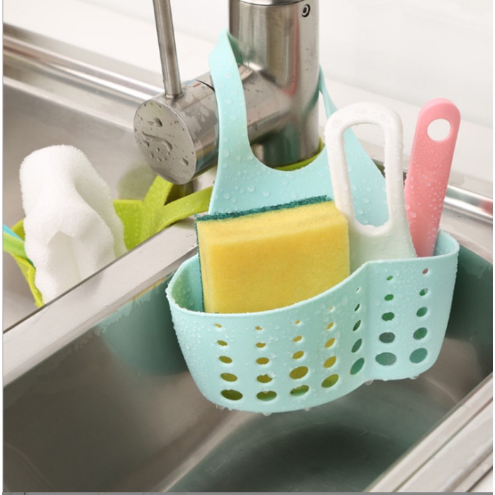 Giỏ treo đựng đồ bồn rửa chén bát đựng mút cọ rửa bát