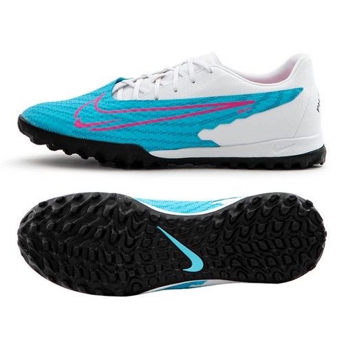 Giày đá bóng chính hãng Nike Phantom GX Academy TF - Trắng/Xanh
