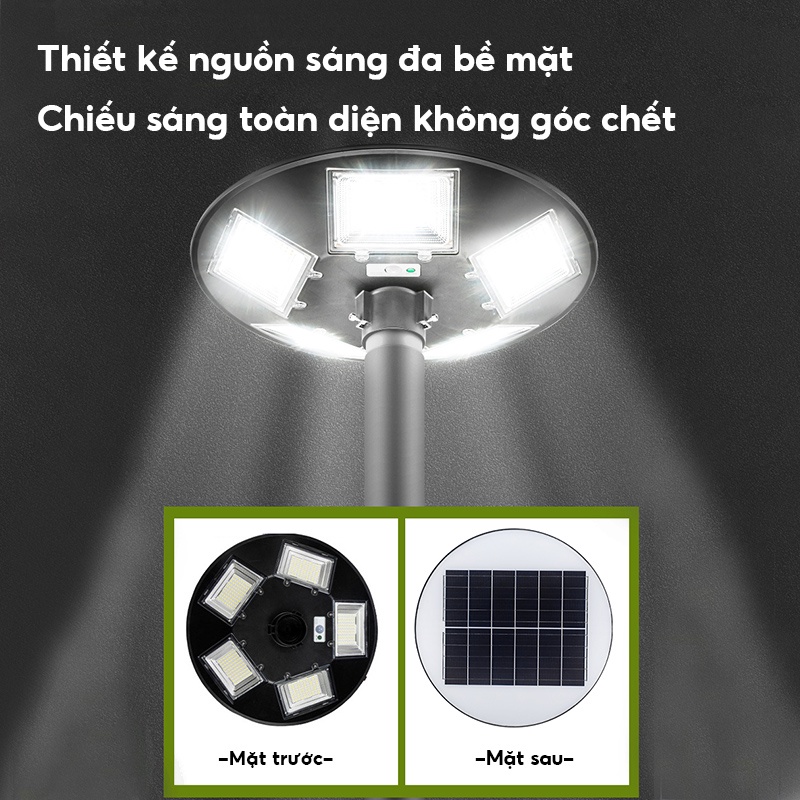 LM đèn led năng lượng mặt trời ngoài trời 5000w 4000w,Siêu sáng và không thấm nước Phạm vi chiếu sáng 360°