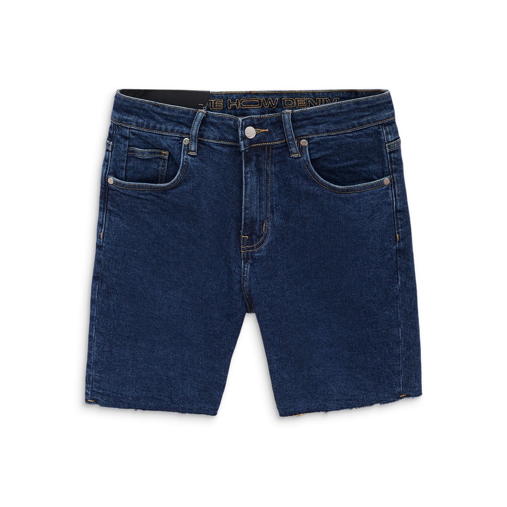 Quần Short Nam SlimStraight Wash, Chất Denim Thoải Mái, QD003112, Somehow