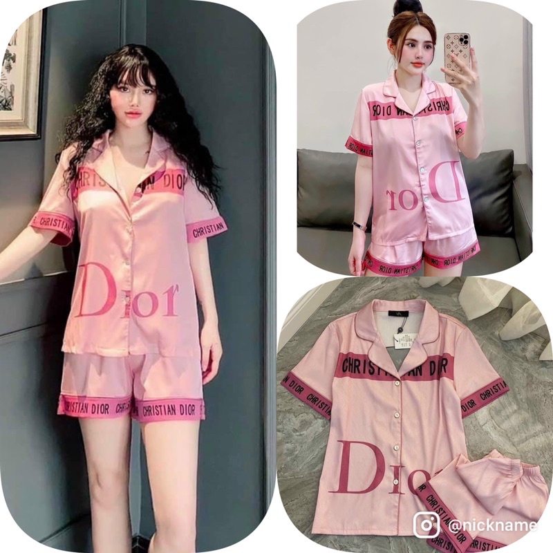 ♥️QC Cao Cấp♥️Pijama đùi hồng Di-or