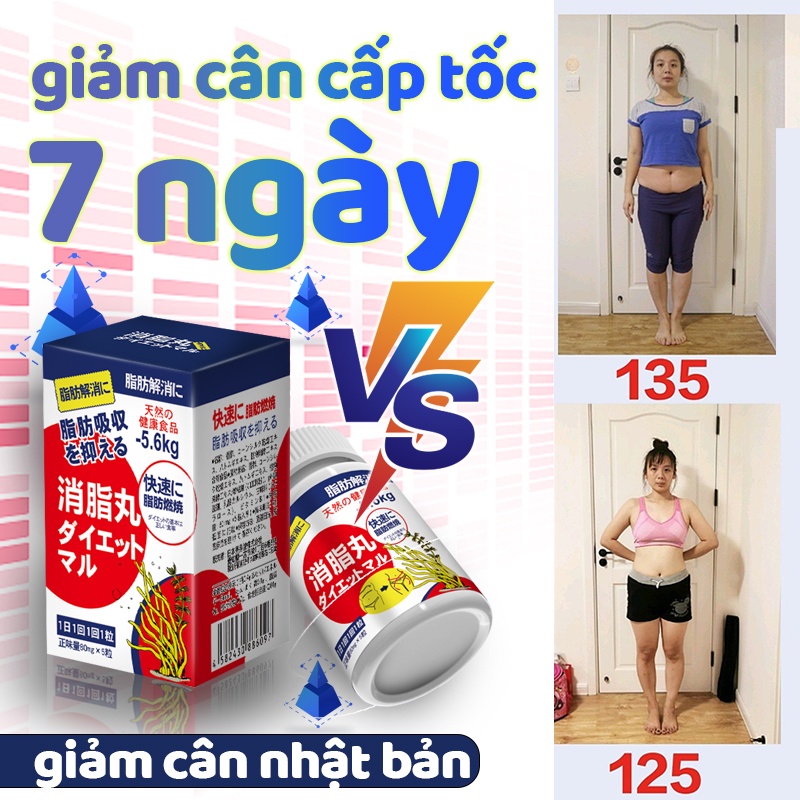 Thuốc giảm cân Nhật Bản/Cellulite giúp bạn giảm cân, ngăn chặn sự thèm ăn, tăng tốc độ trao đổi chất, detox giảm cân