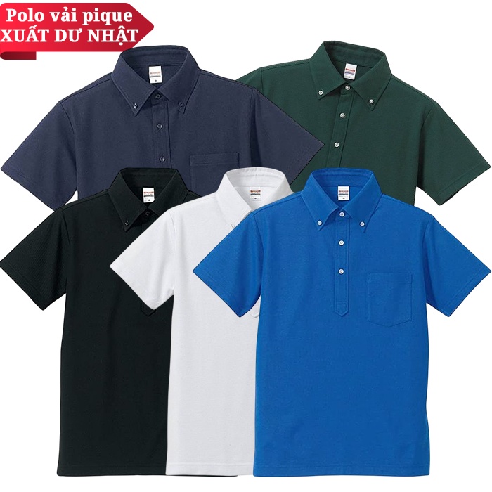 Áo cộc tay nam United Athle / Áo polo cao cấp xuất Nhật (Áo có túi ngực hoặc không túi ngực, shop giao ngẫu nhiên ạ)