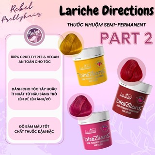 Thuốc nhuộm tóc La Riche Directions dạng Semi-permanent Part 2