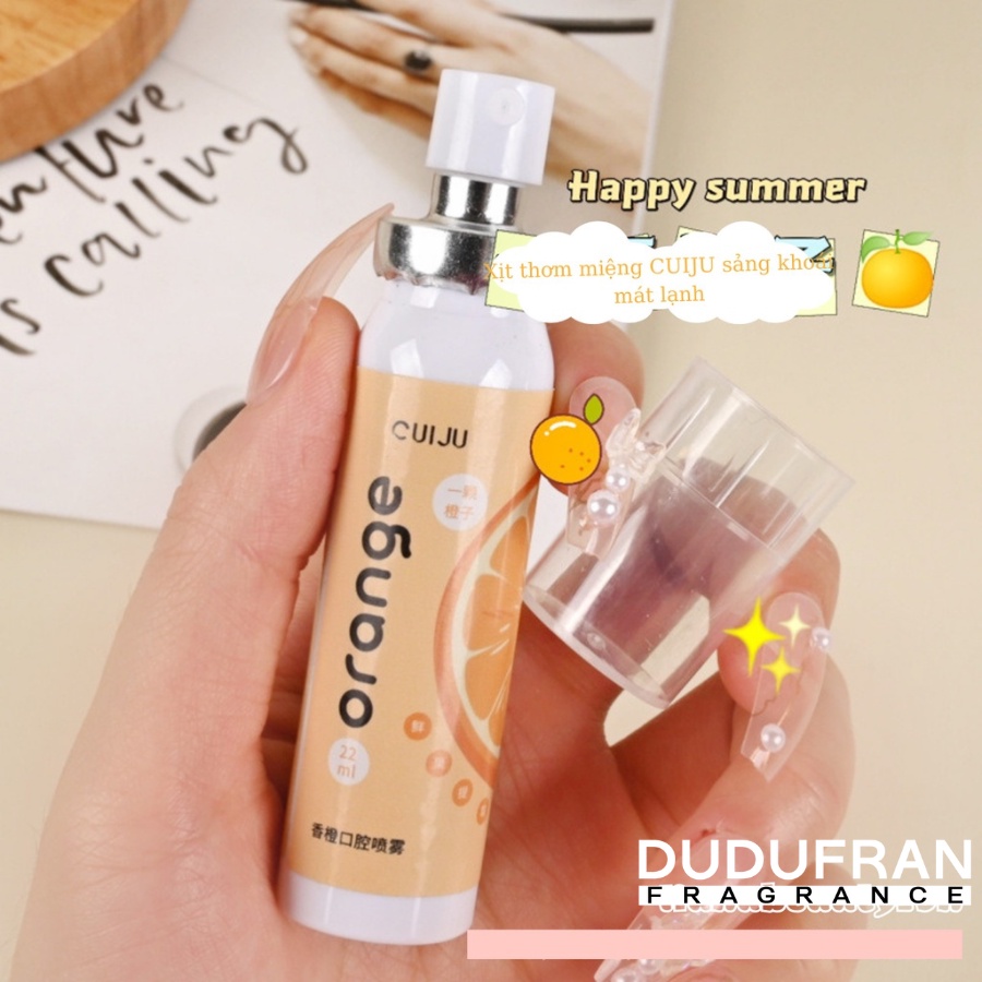 Xịt Thơm Miệng CUIJU Hoa Quả Thơm miệng sạch sẽ thơm tho MM