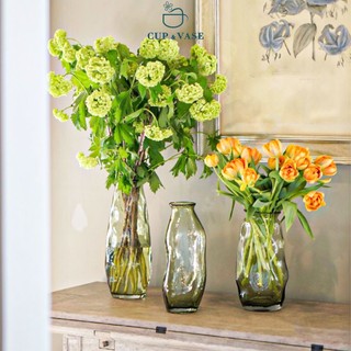 Bình Hoa Thủy Tinh CUP & VASE Xanh Green G062