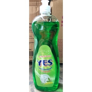 Nước rửa chén LIX Yes Hương trà xanh 750ml