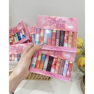 Set 10 ống xịt thơm body Bath & Body Works